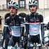 Andy et Frank Schleck pendant la premi�re �tape de la Vuelta Pais Vasco 2011